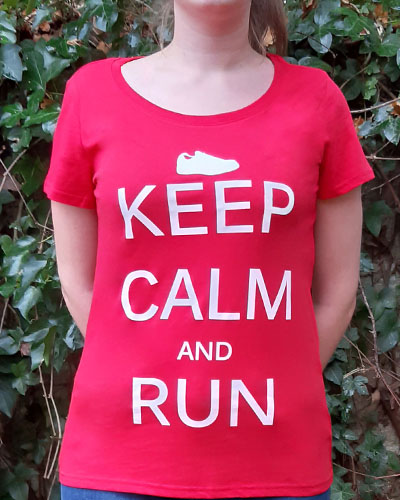 T-shirt-femme-Keep-calm-and-run