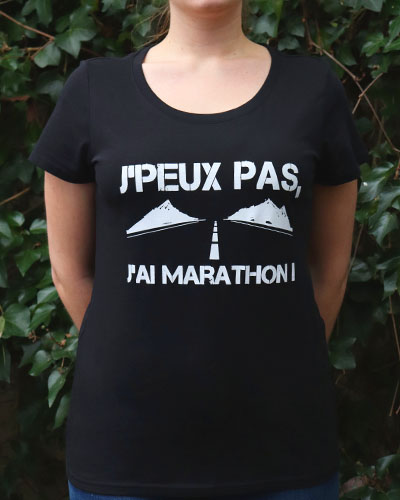 T-shirt-femme-RUN-SHIRT-Jpeux-pas-jai-marathon